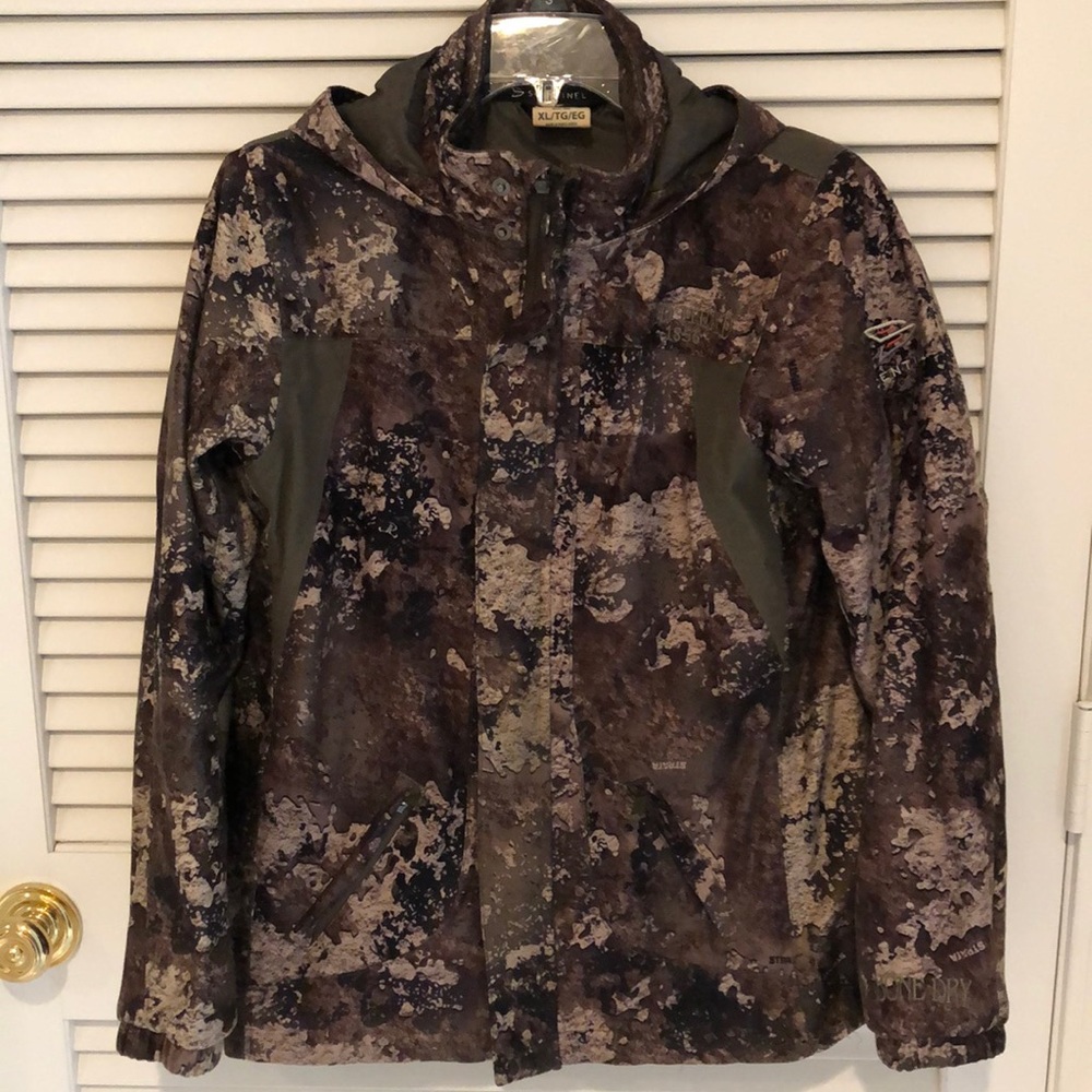 RedHead Brand Co Boy’s Lined Hooded Rain Jacket, Camo, size XL